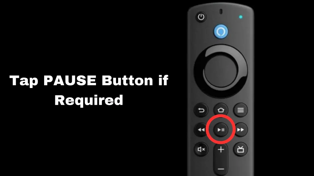 Pressing Home button on Fire TV remote to pair