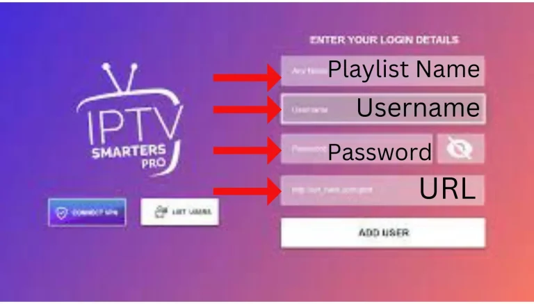 Enter Xtream credentials