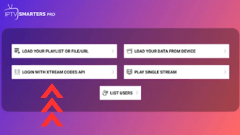 Step 2 choose Xtream Codes