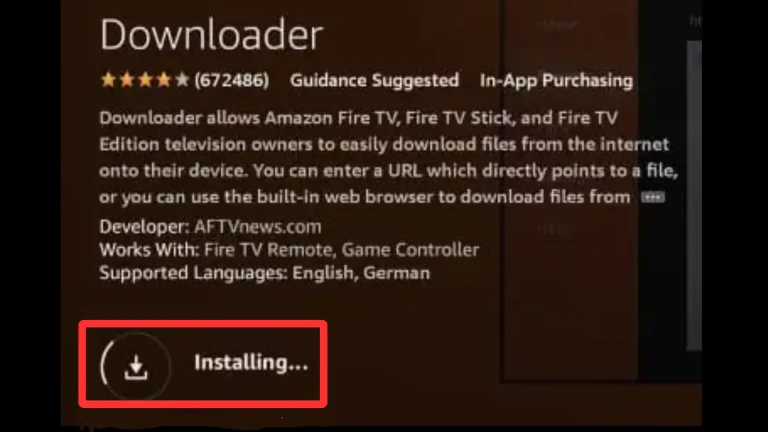 Downloader installing