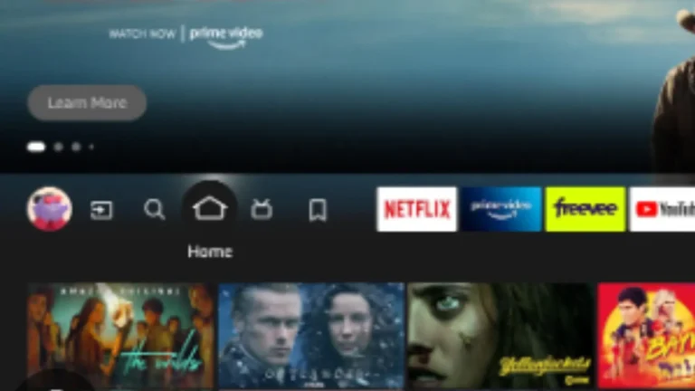 Firestick home interface