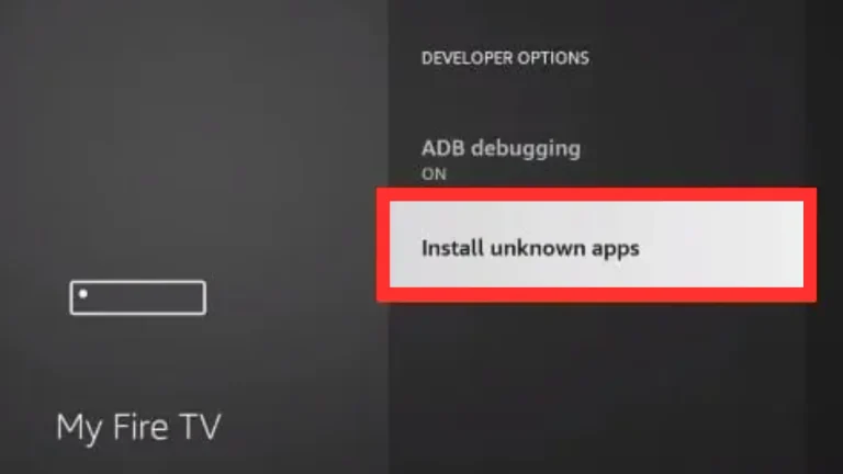 Install unknown apps option