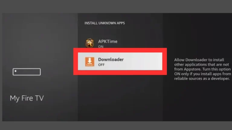 Enable Downloader app