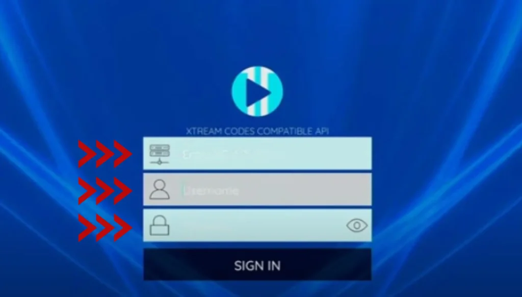 XCIPTV Xtream Codes login